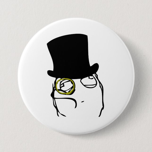 Monocled Sir Button (Front)