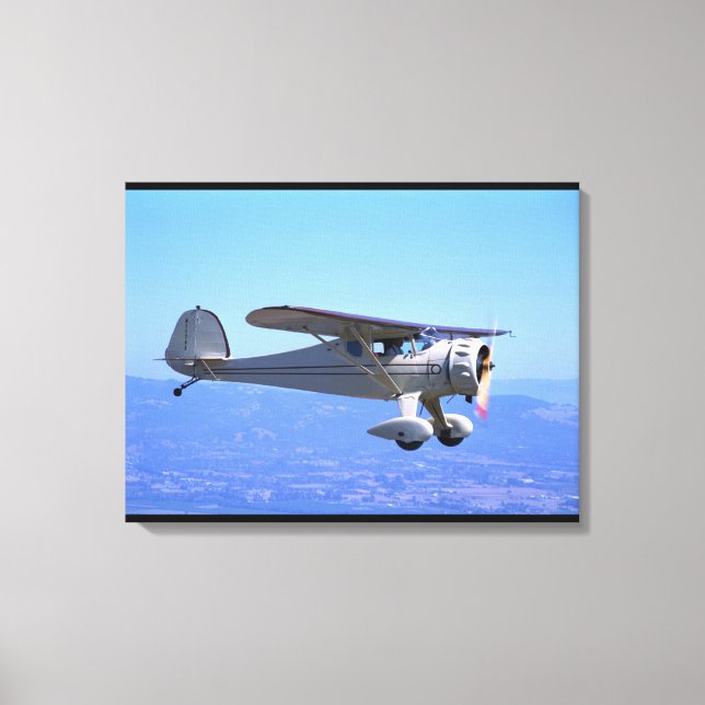 Monocoupe, 90A, 1937_Classic Aviation Canvas Print (Front)