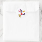 Monocular cat cartoon sticker (Bag)