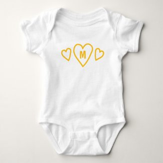 Monogam Yellow Hearts 