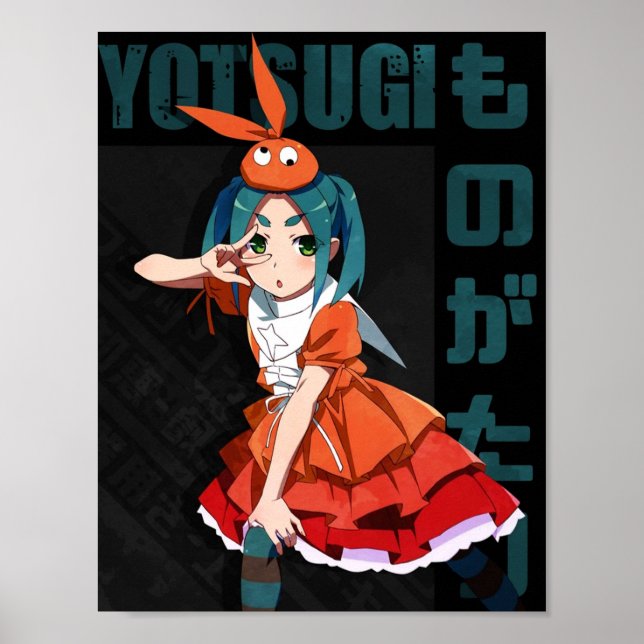 Monogatari  Ononoki Yotsugi Poster (Front)