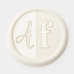 Monogram 1&quot; Wax Seal Template Wax Seal Sticker