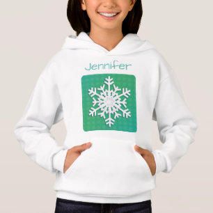 Monogram 2025 Hello Winter Holiday Snowflake Hoodie