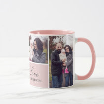 Monogram 4 Photo Collage Mug Monogram 4 Photo Collage Mug