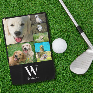 Monogram 7 Photo Golf Towel