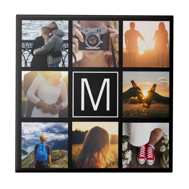 Monogram 8 Frame NGL Ceramic Tile (Front)