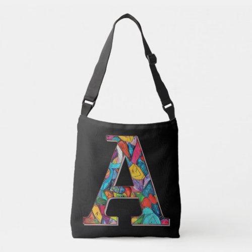 Monogram A Abstract Crossbody Bag