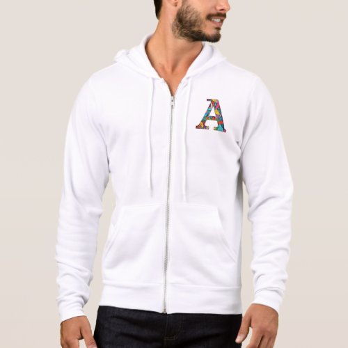 Monogram A Abstract Hoodie