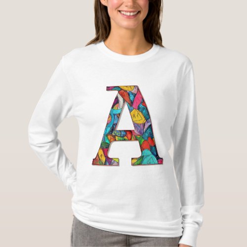Monogram A Abstract T_Shirt