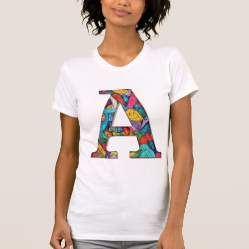 Monogram A Abstract T_Shirt