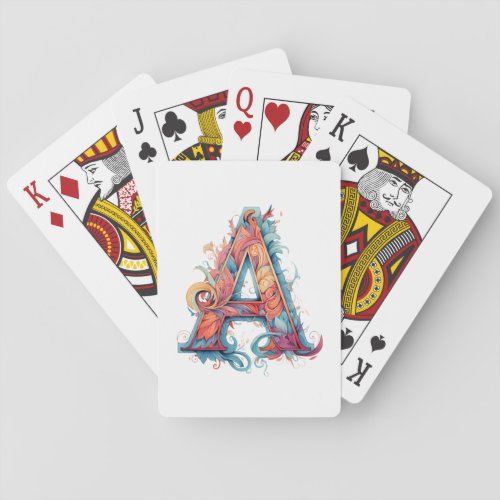 Monogram A Aestival Poker Cards