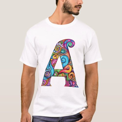 Monogram A Amaranthine T_Shirt