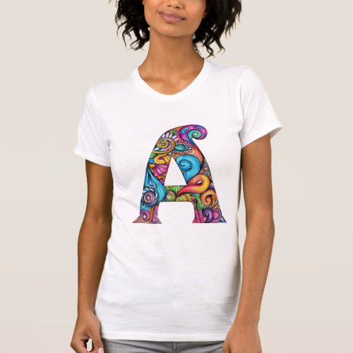 Monogram A Amaranthine T_Shirt
