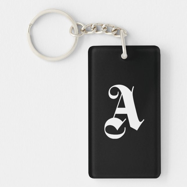 Monogram "A Keychain (Front)