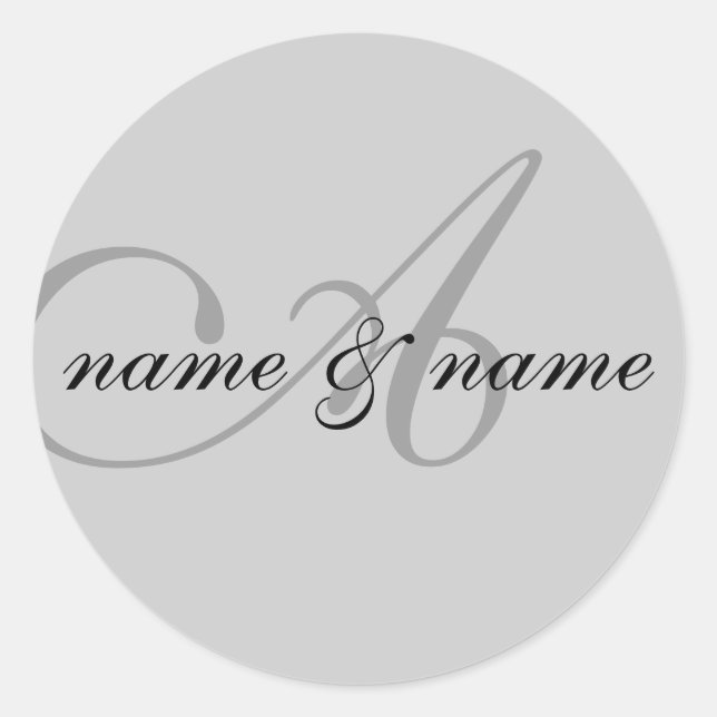 monogram "A" label (Front)