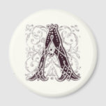 Monogram A Magnet<br><div class="desc">A simple monogram "A"</div>