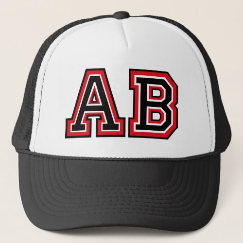 Monogram AB Trucker Hat