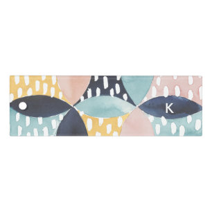 Monogram   Abstract Circle Pattern Ruler