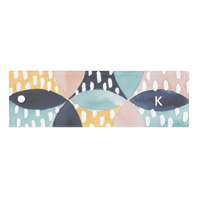 Monogram | Abstract Circle Pattern Ruler (Front)