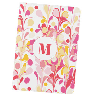 Monogram Abstract Retro Pattern Passport Holder