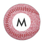 Monogram Abstract Texture Baseball
