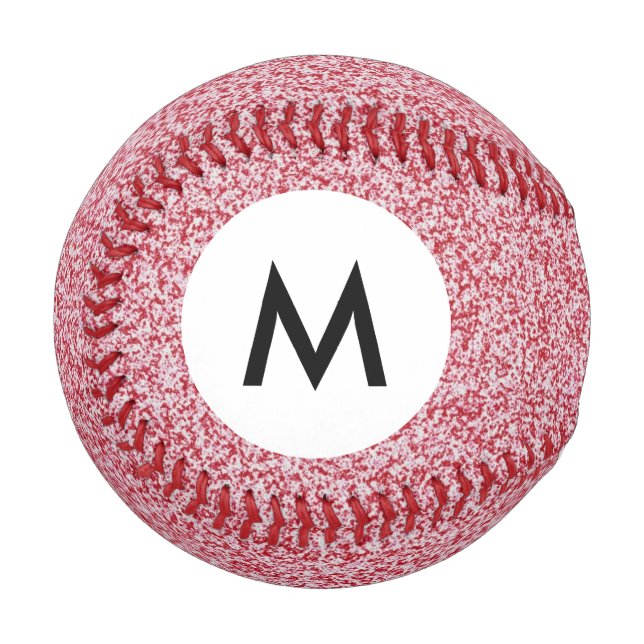 Monogram Abstract Texture Baseball (Front Left)