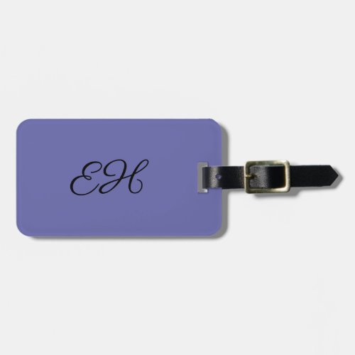 Monogram Acrylic Luggage Tag