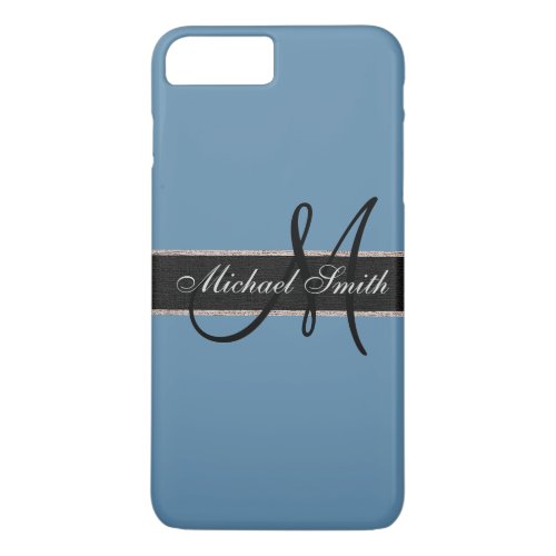 Monogram Air Force blue RAF Background iPhone 8 Plus7 Plus Case