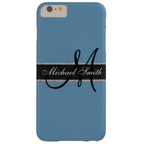 Monogram Air Force blue RAF Background Barely There iPhone 6 Plus Case