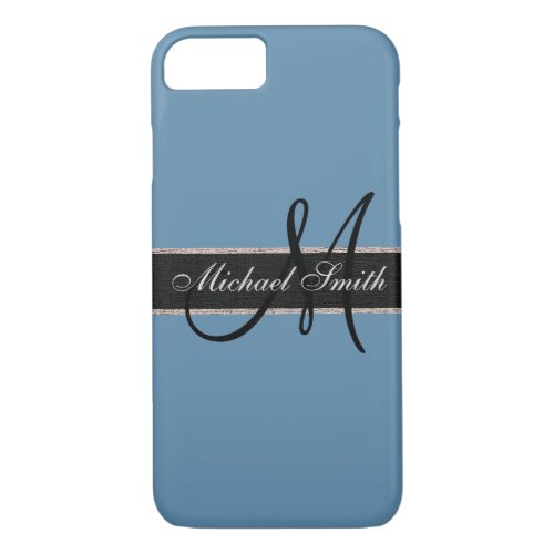 Monogram Air Force blue RAF Background iPhone 87 Case