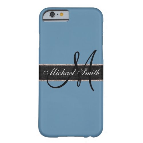Monogram Air Force blue RAF Background Barely There iPhone 6 Case