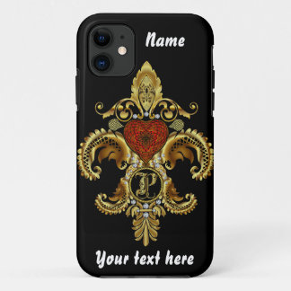 Monogram All Fleur de lis View comments below iPhone 11 Case