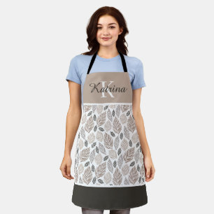 Monogram All-Over Print Apron
