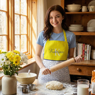 Monogram All-Over Print Apron