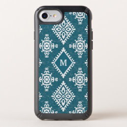 Monogram | Amadora Teal Blue Pattern Speck iPhone SE/8/7/6s/6 Case