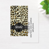Monogram and leopard print (Desk)