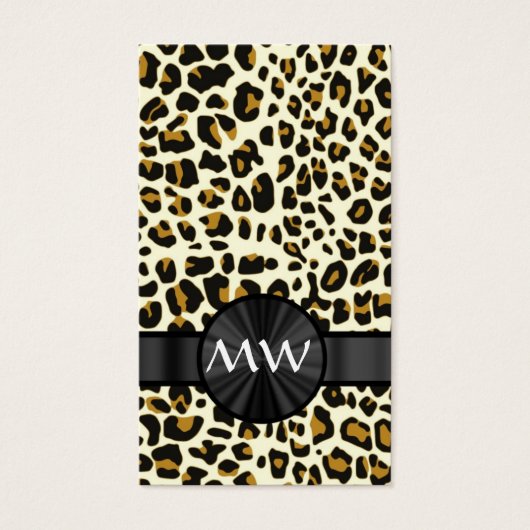 Monogram and leopard print (Front)