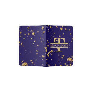  Monogram and Name Personalized Custom Passport Holder