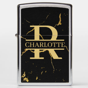 Monogram and Name Personalized Custom Zippo Lighter