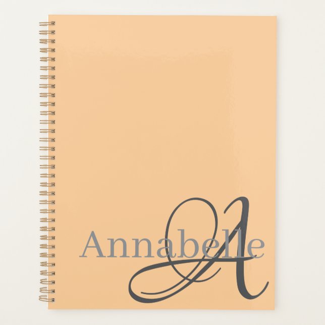 Monogram and Name Planner (Front)