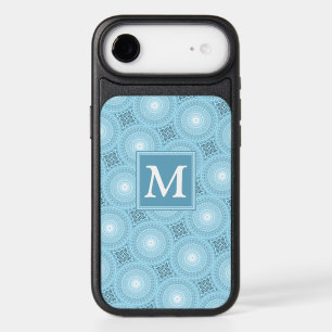Monogram angel blue circles pattern OtterBox iPhon iPhone 17 Air Case