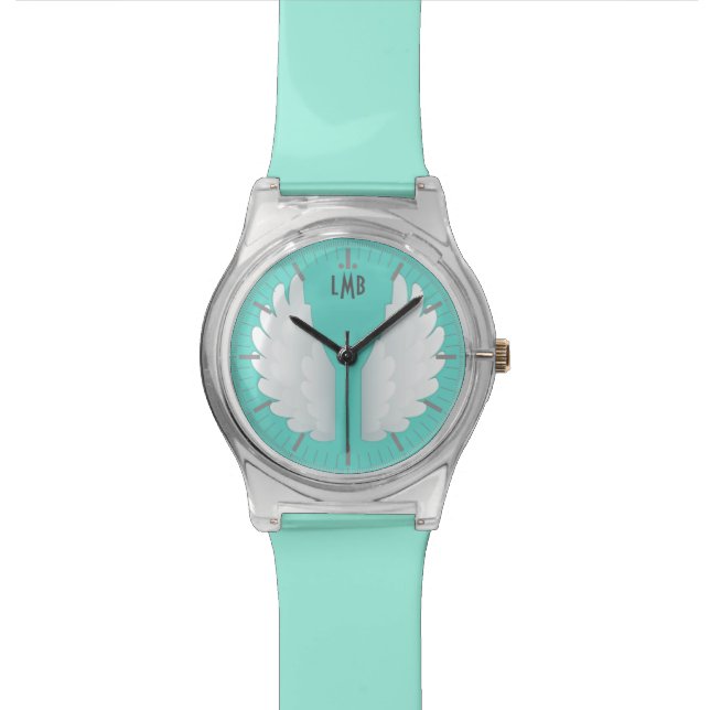 Monogram Angel Wings Wrist Watch (Close Up)