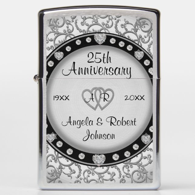 Monogram Anniversary Zippo Lighter (Front)