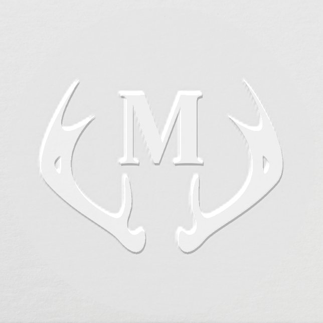 Monogram Antlers Embosser (Design)