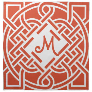 Monogram Any Color Celtic Knot Cloth Napkin