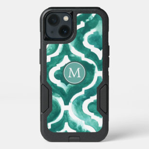 Monogram Aquamarine Motif IV iPhone 13 Case
