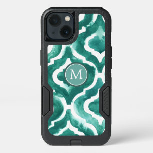 Monogram Aquamarine Motif IV iPhone 13 Case