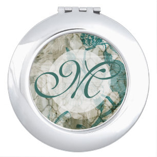Monogram   Arabesque Butterflies VI Vanity Mirror