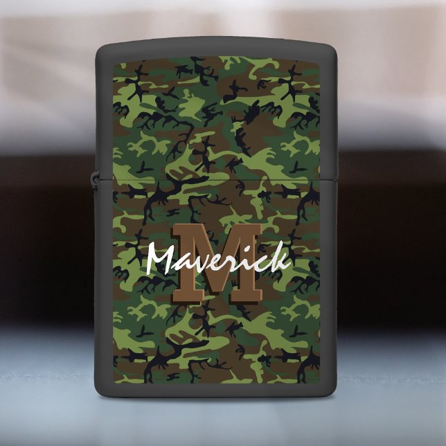 Monogram Army Camouflage Zippo Lighter (Creator Uploaded)