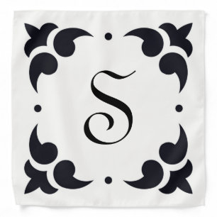 Monogram Art Deco Bandana